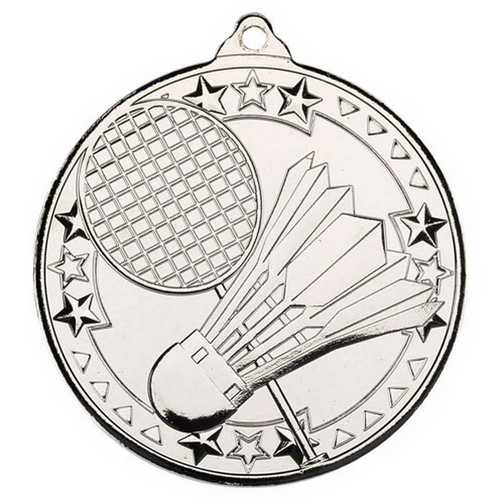 BADMINTON TRI STAR MEDAL BRONZE - 2in