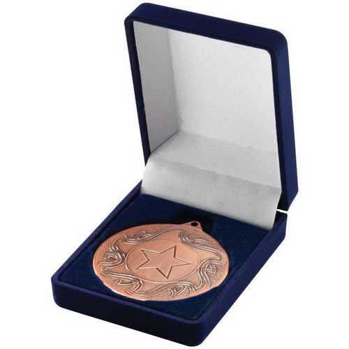DELUXE BLUE MEDAL BOX (40/50mm RECESS)