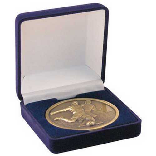 DELUXE BLUE MEDAL BOX (40/50mm RECESS)