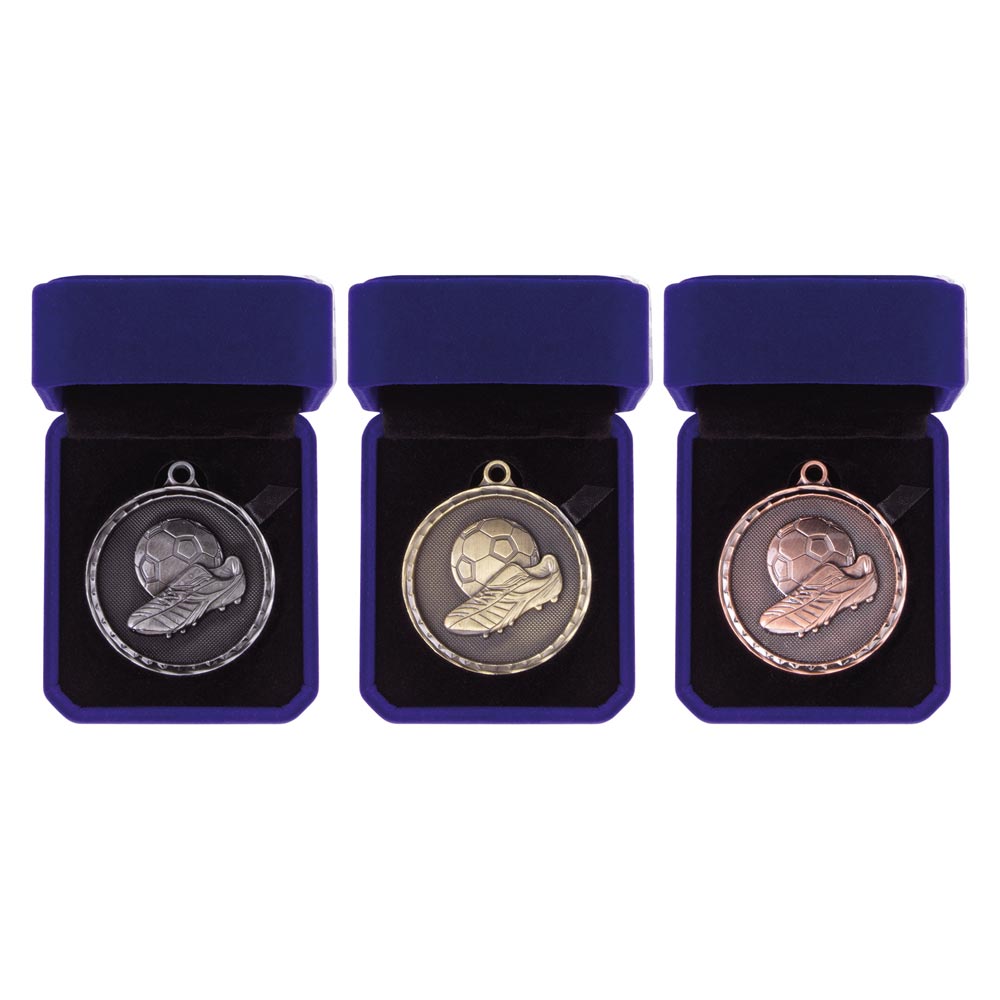 Power Boot Football Medal Box