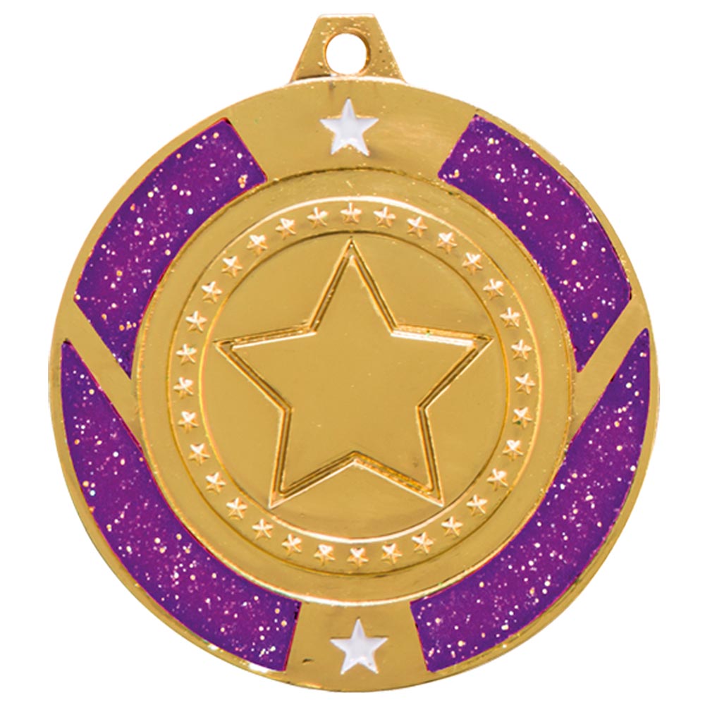 Glitter Star Medal