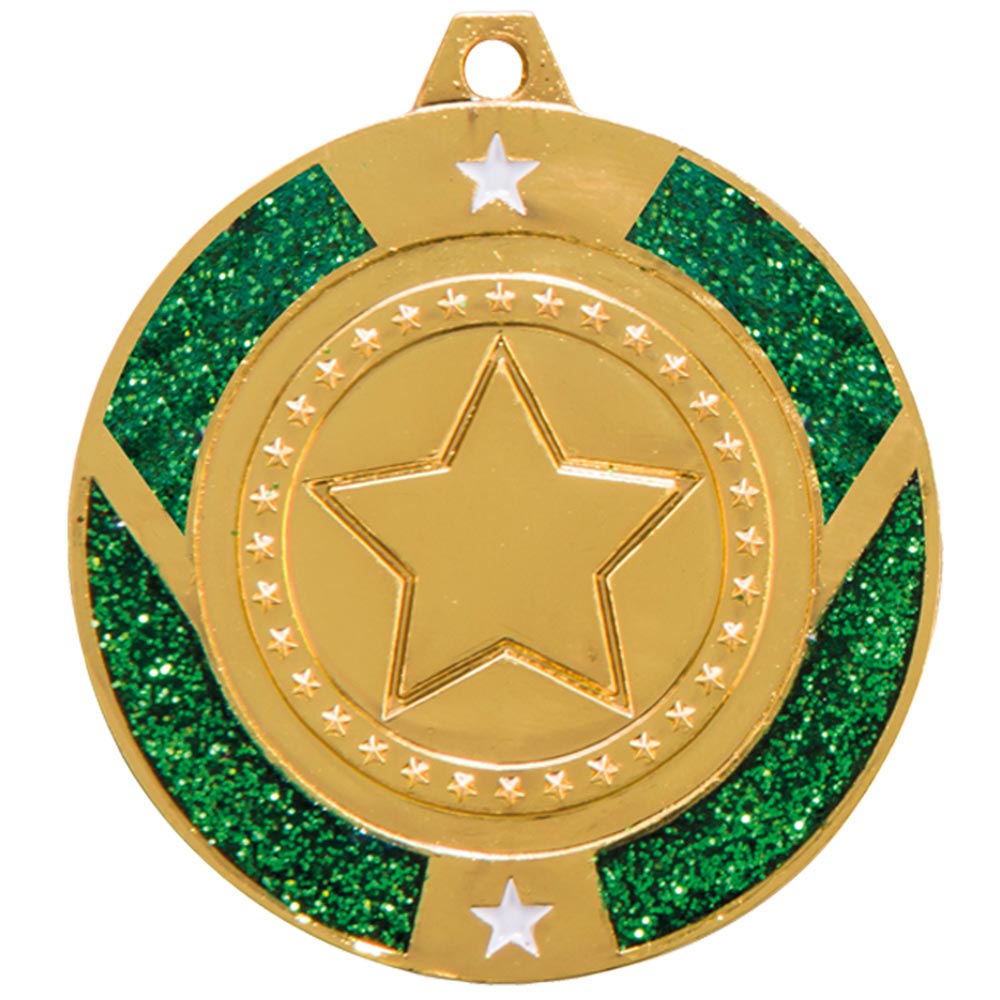 Glitter Star Medal