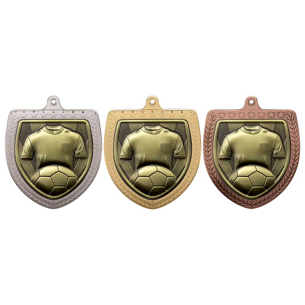 Cobra Football Shirt & Ball Shield Medal