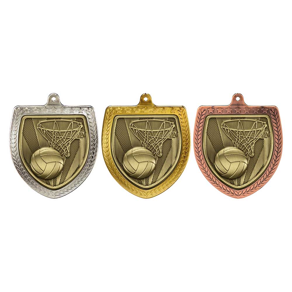 Cobra Netball Shield Medal