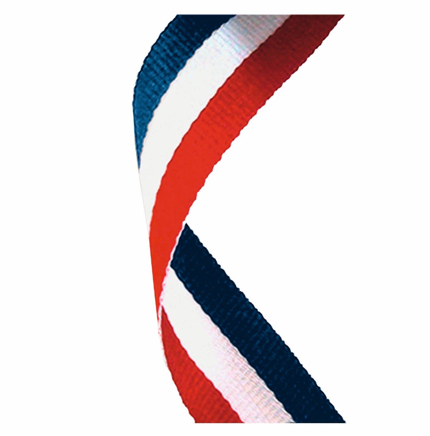 Red White & Blue Safety Release Ribbon 76cm (30")