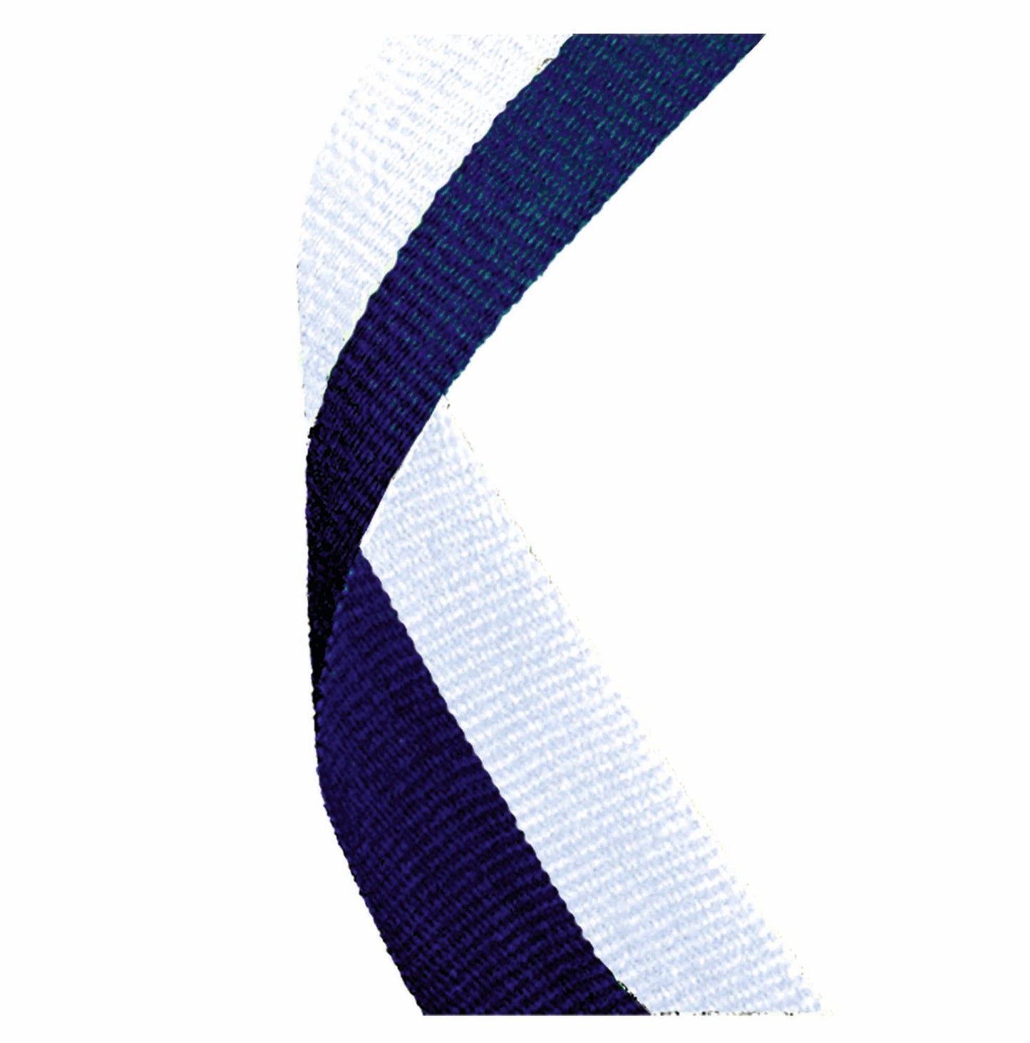 Blue & White Medal Ribbon 76cm (30")