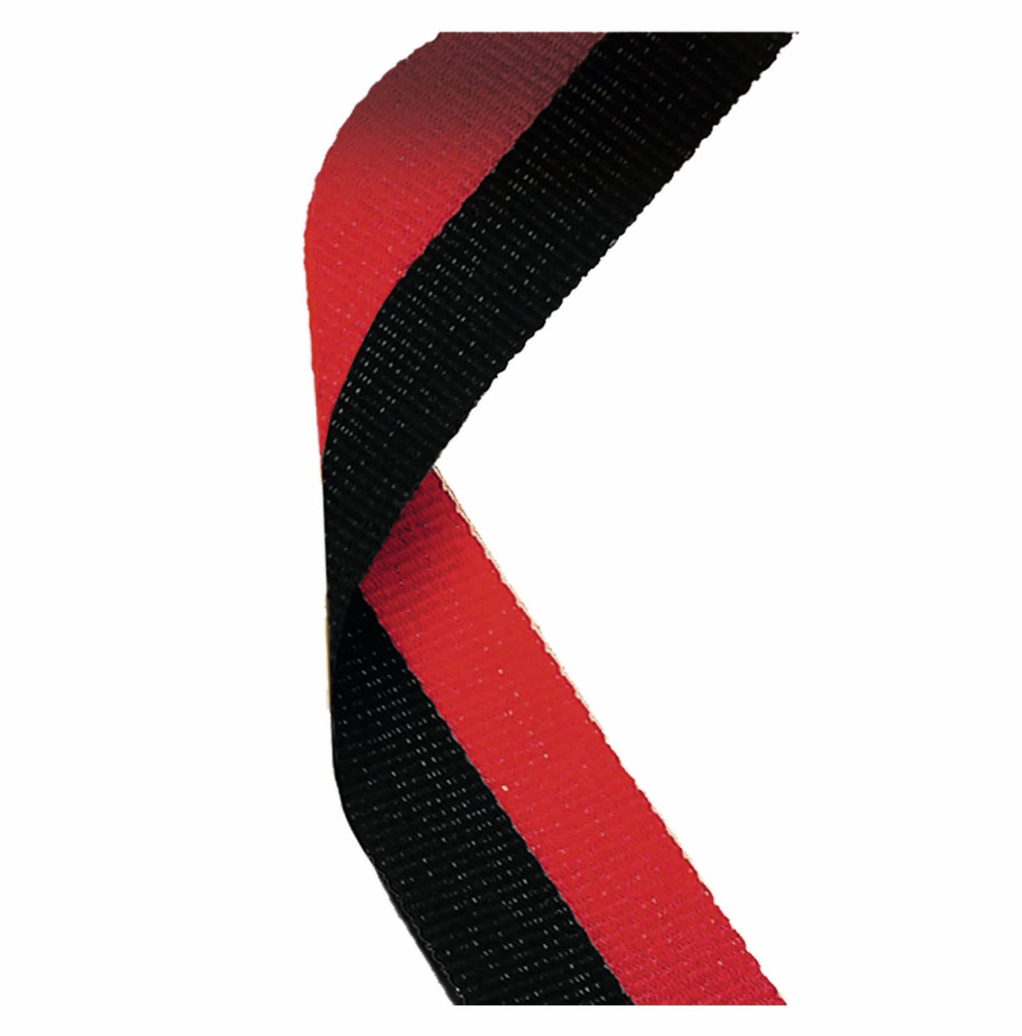 Black & Red Medal Ribbon 76cm (30")