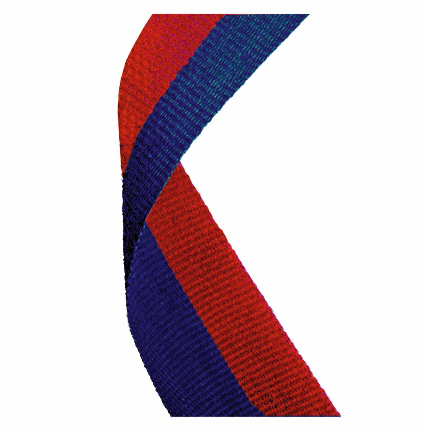 Red & Blue Medal Ribbon 76cm (30")