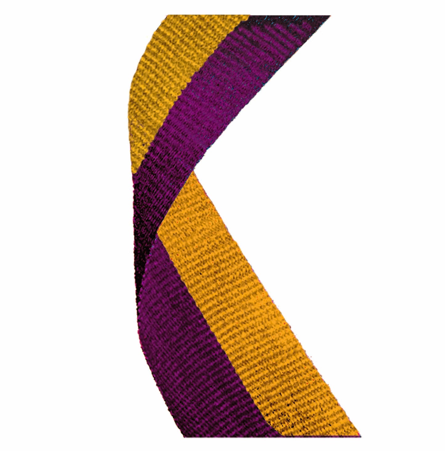 Maroon & Gold Medal Ribbon 76cm (30")