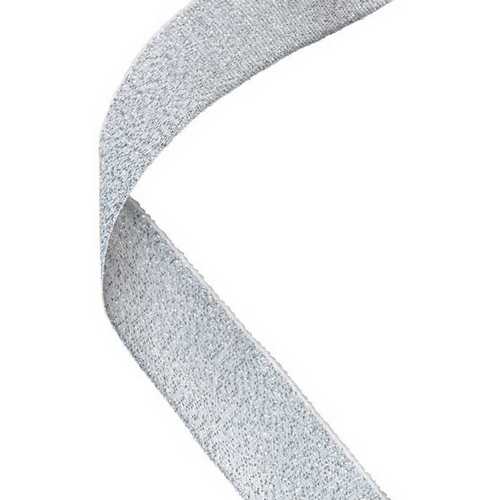 MEDAL RIBBON SILVER - 30 X 0.875in