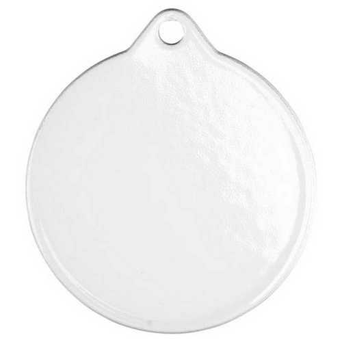 PLAIN WHITE ROUND MEDAL USED FOR SUBLIMATION - 2in