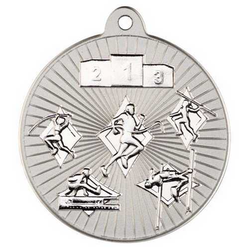MULTI ATHLETICS TWO COLOUR MEDAL - MATT SILVER/BRONZE 2in
