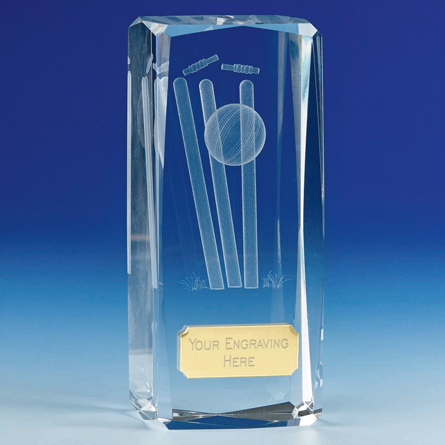 Tower Crystal Cricket Award 11.5cm (4 1/2")