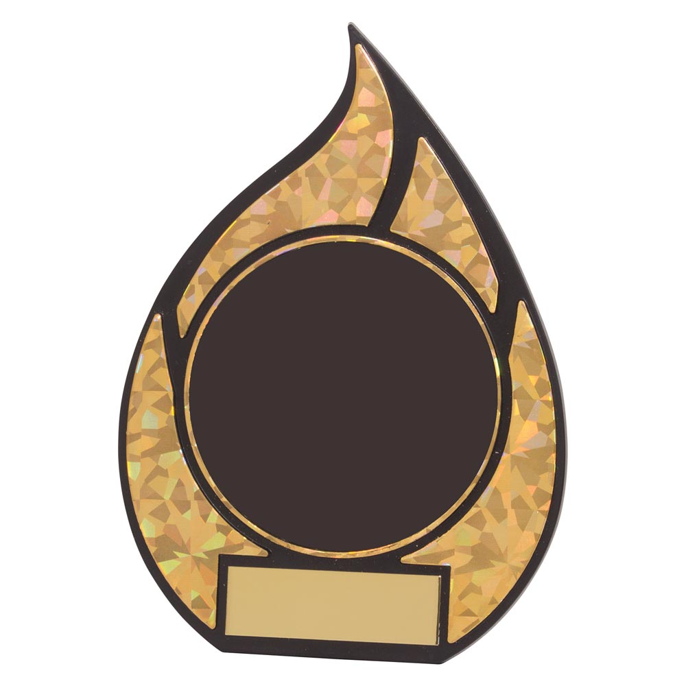 Inferno Plaque Black & Gold