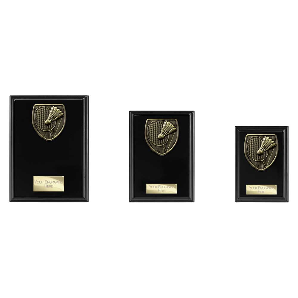 Cobra Plaque Badminton Award