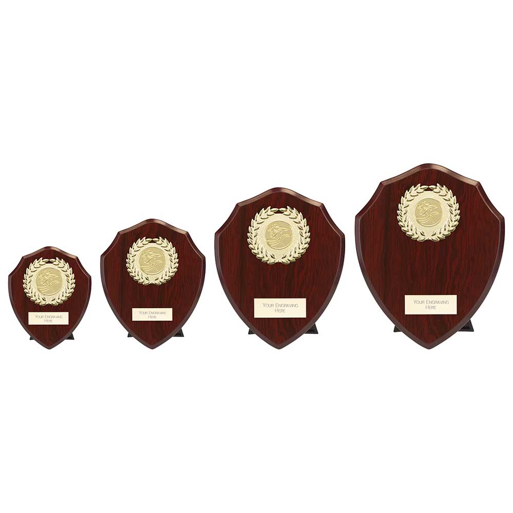 Reward Wreath Shield Cracked Cherry