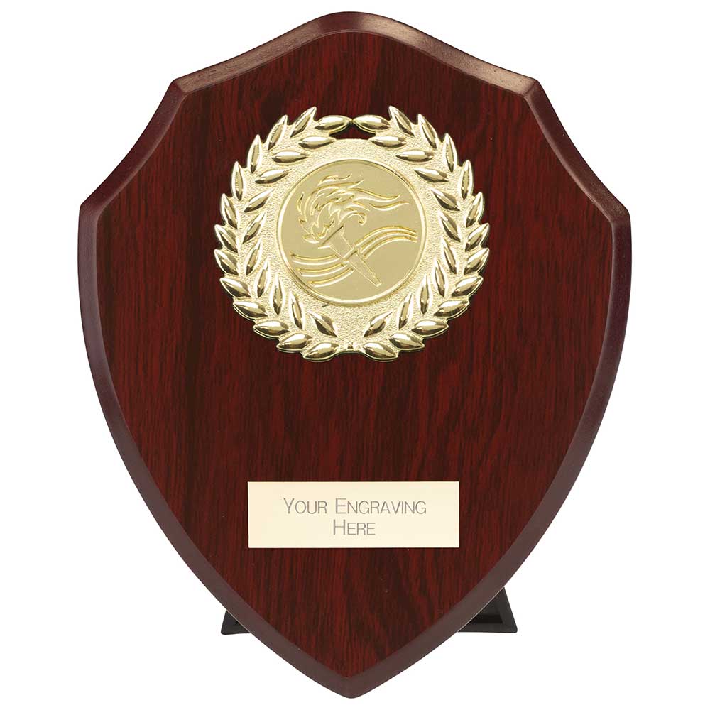 Reward Wreath Shield Cracked Cherry