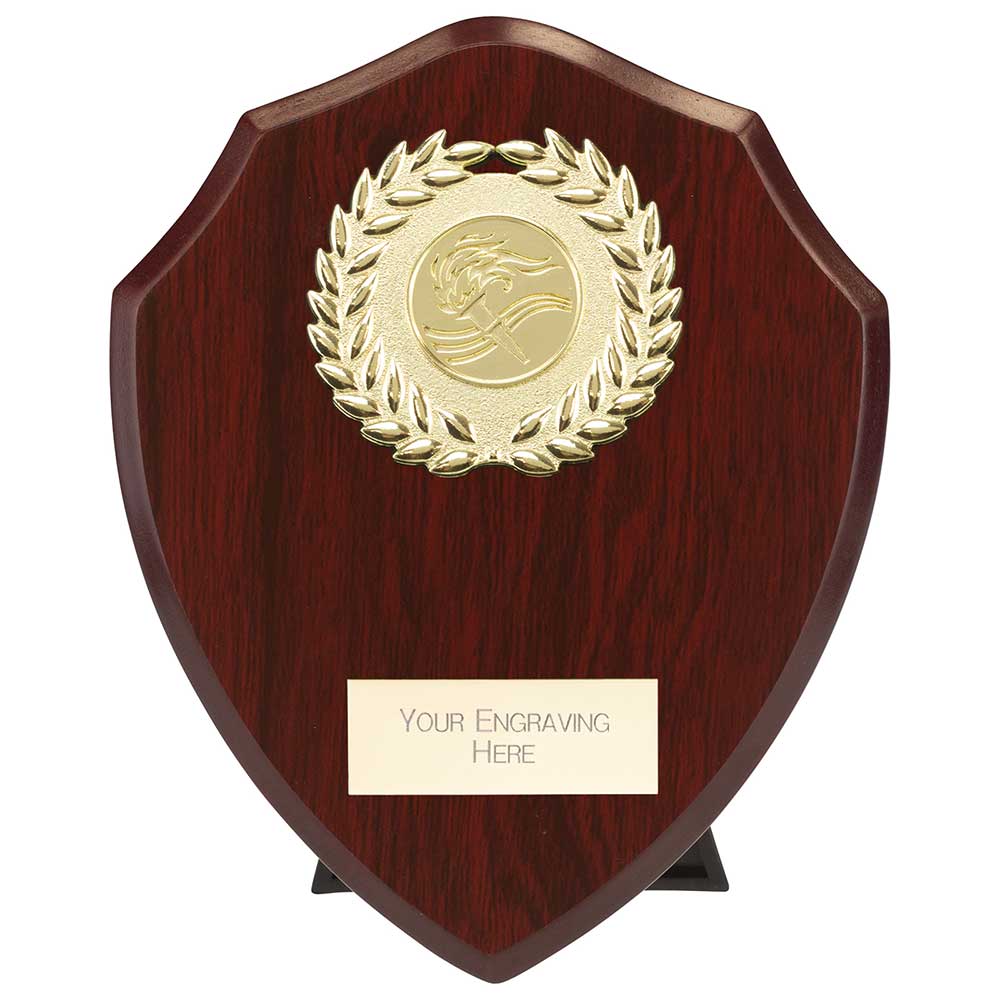 Reward Wreath Shield Cracked Cherry