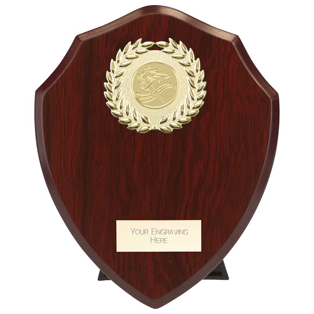 Reward Wreath Shield Cracked Cherry