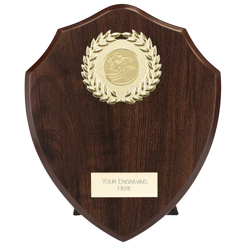 Reward Wreath Shield Mahogany