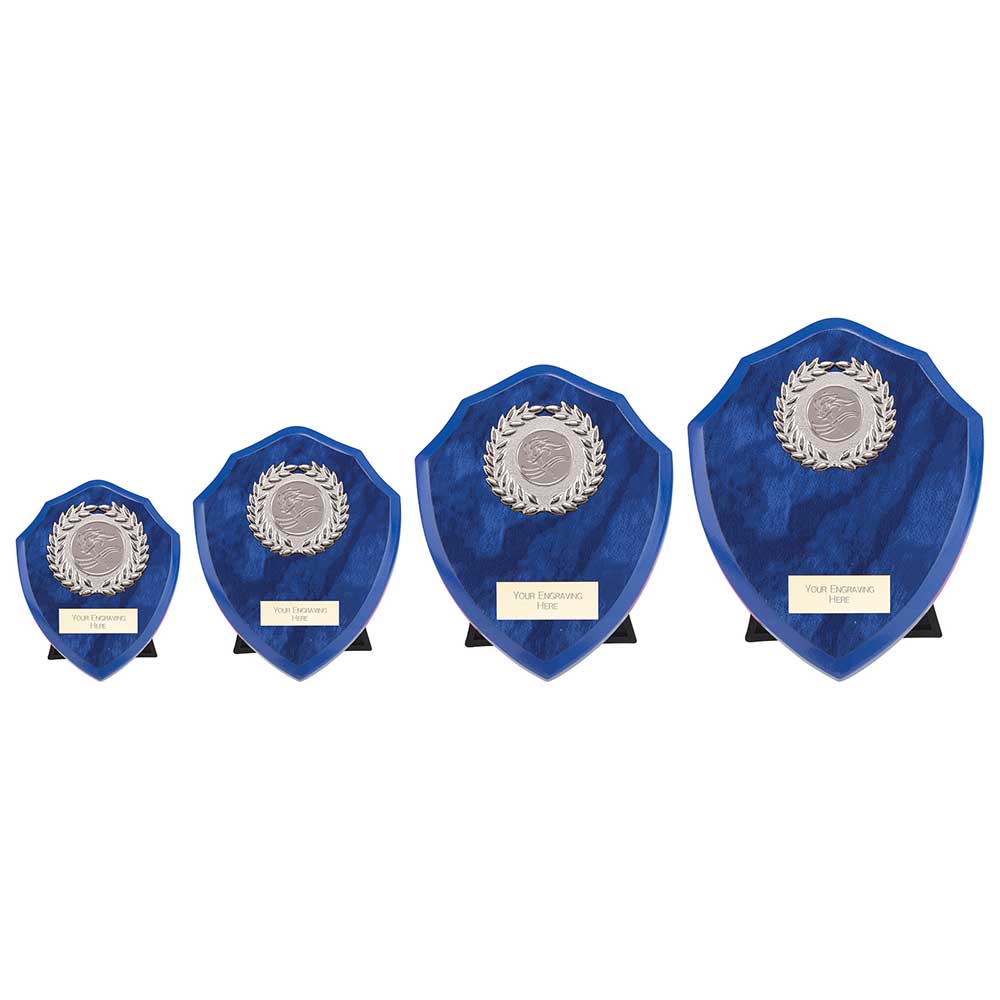 Reward Wreath Shield Azure Blue