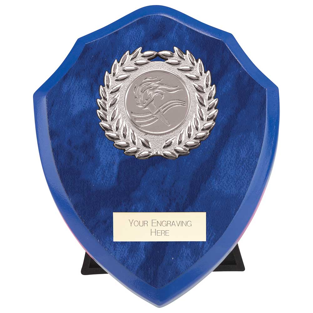 Reward Wreath Shield Azure Blue