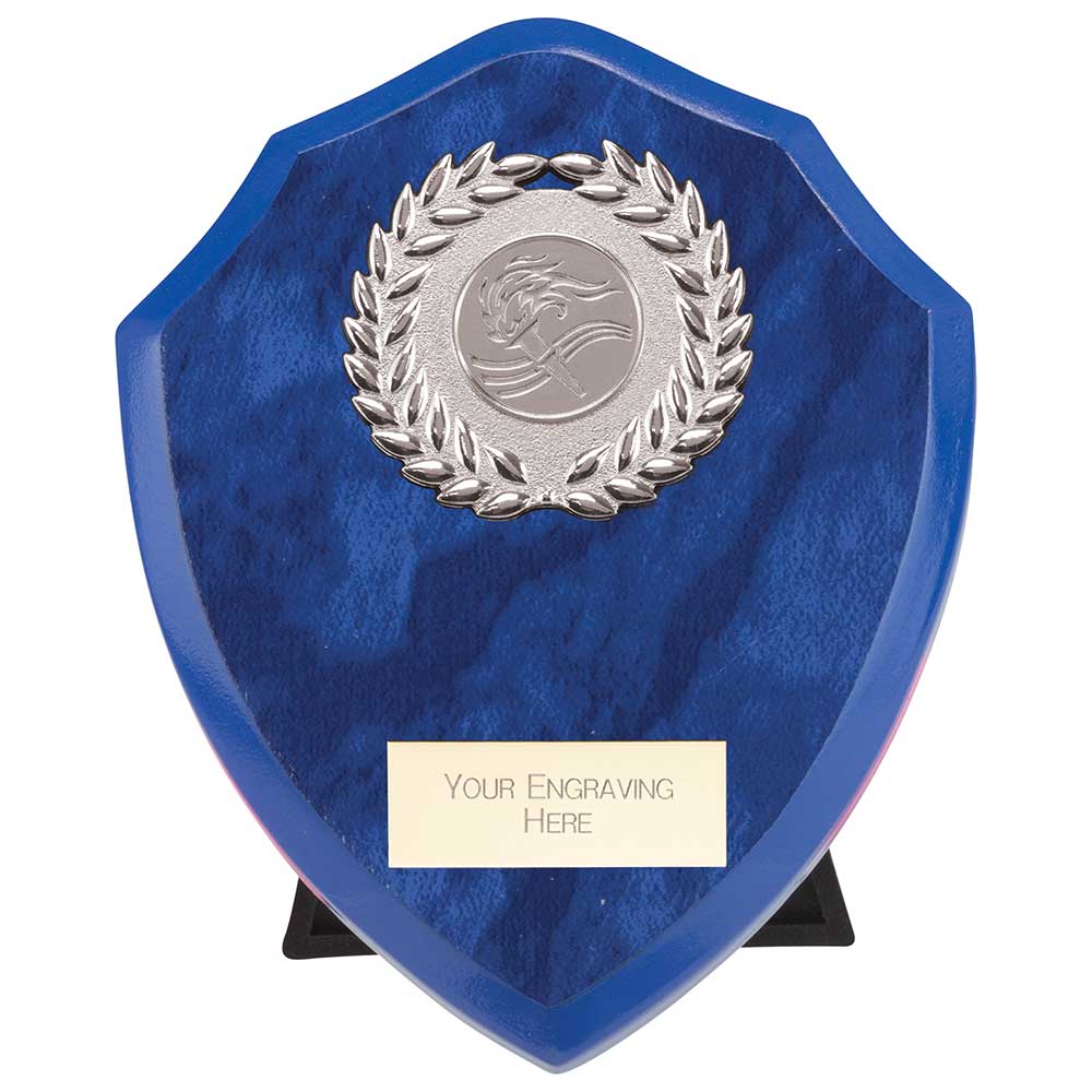 Reward Wreath Shield Azure Blue