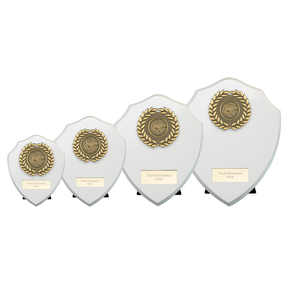 Reward Wreath Shield Arctic White