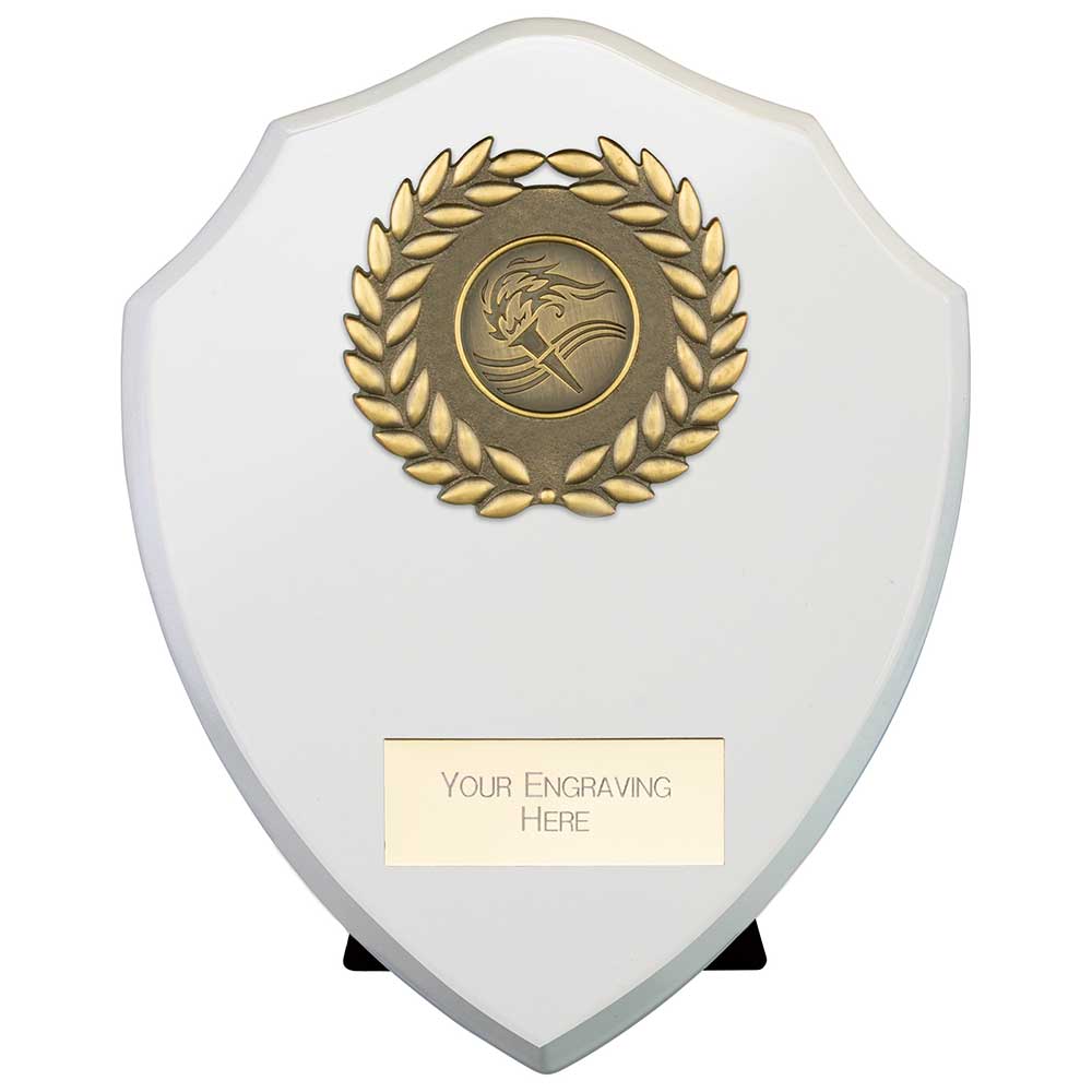 Reward Wreath Shield Arctic White