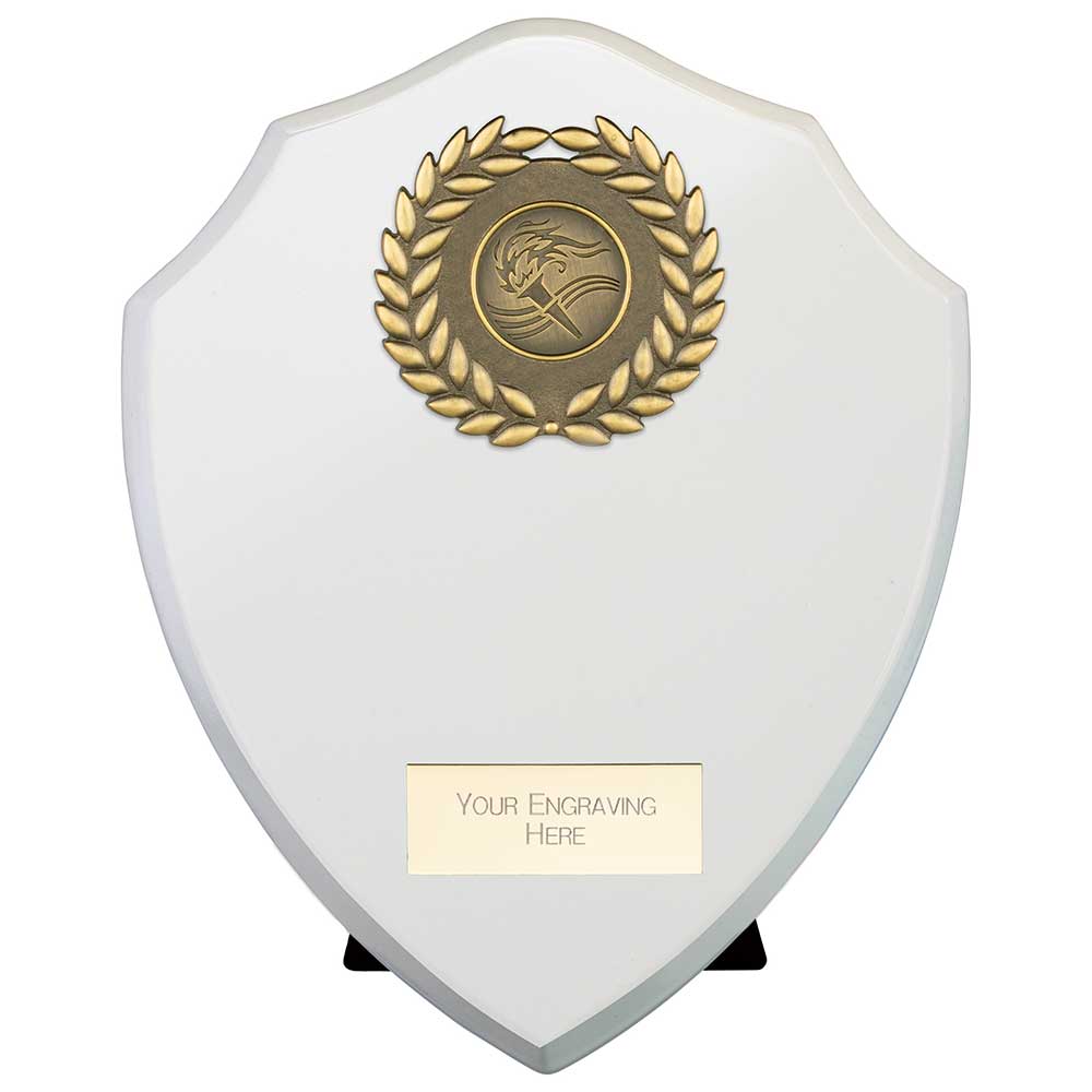 Reward Wreath Shield Arctic White