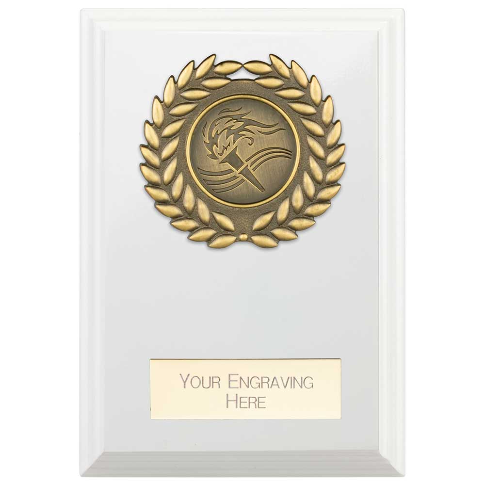 Reward Wreath Plaque Arctic White
