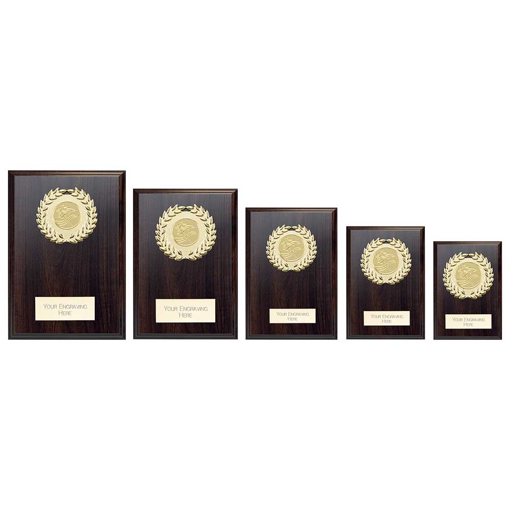 Reward Wreath Plaque Mahogany