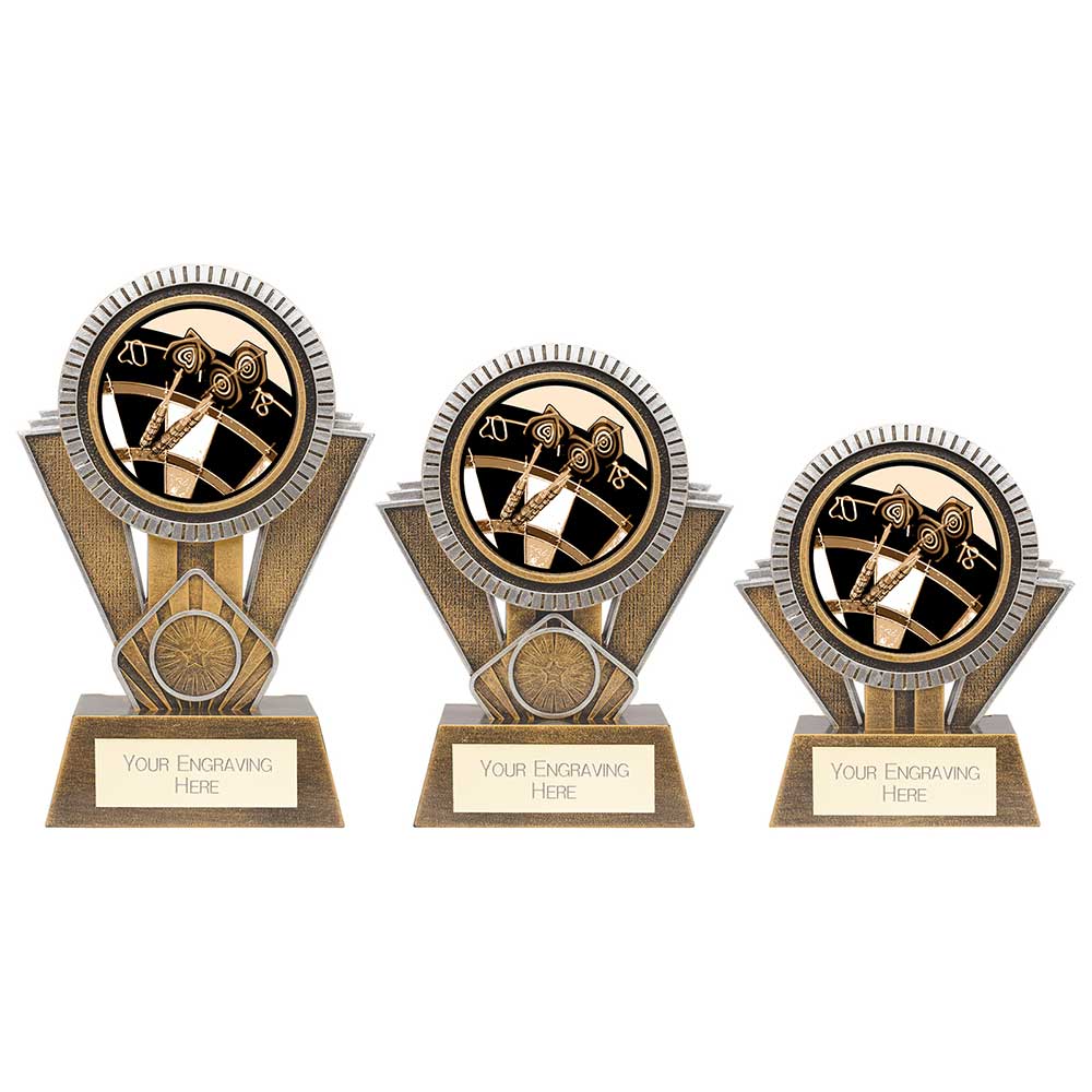 Apex Darts Award Gold & Silver