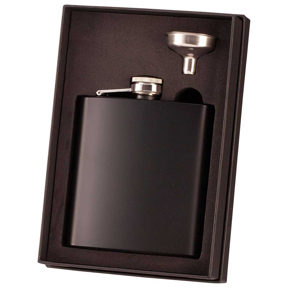 The Balefire Celtic Polished Steel Flask