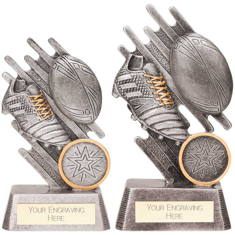 Focus Rugby Boot & Ball Award Silver