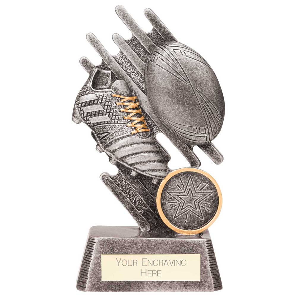 Focus Rugby Boot & Ball Award Silver