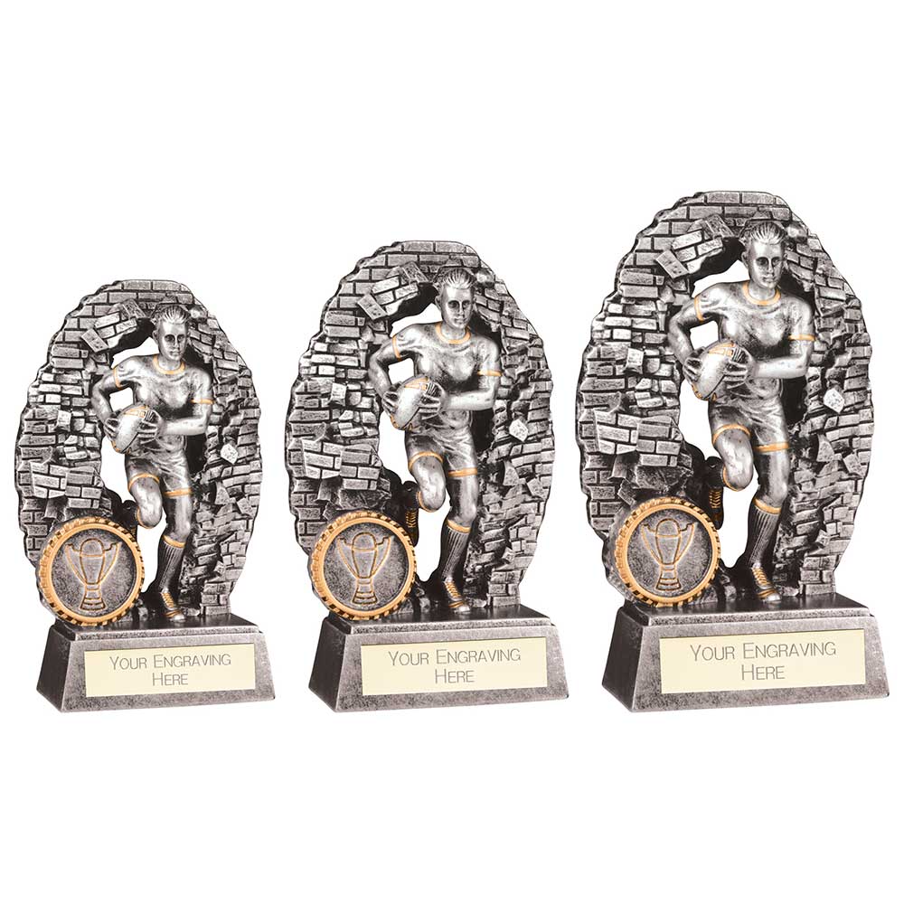 Blast Out Female Rugby Resin Award