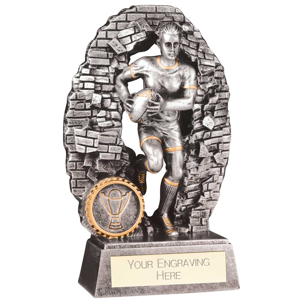 Blast Out Female Rugby Resin Award