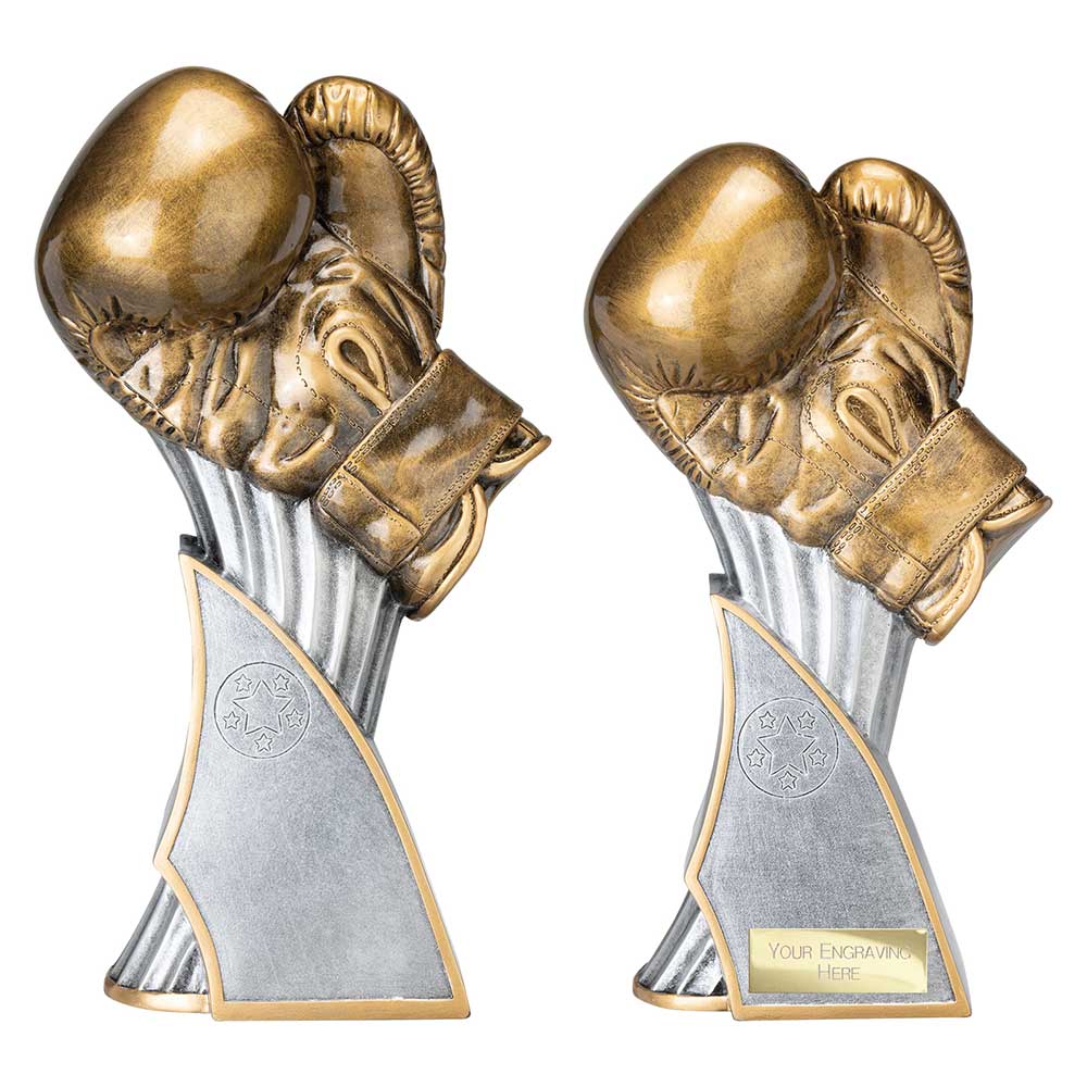 Total KO Resin Award Antique Silver