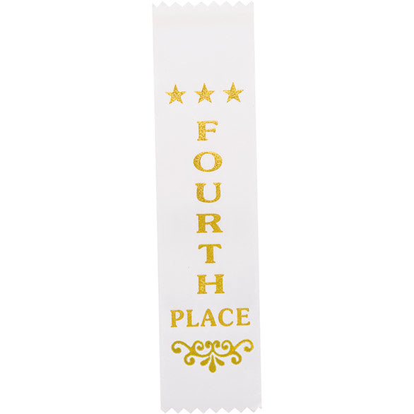 Recognition 4th Place White Ribbon