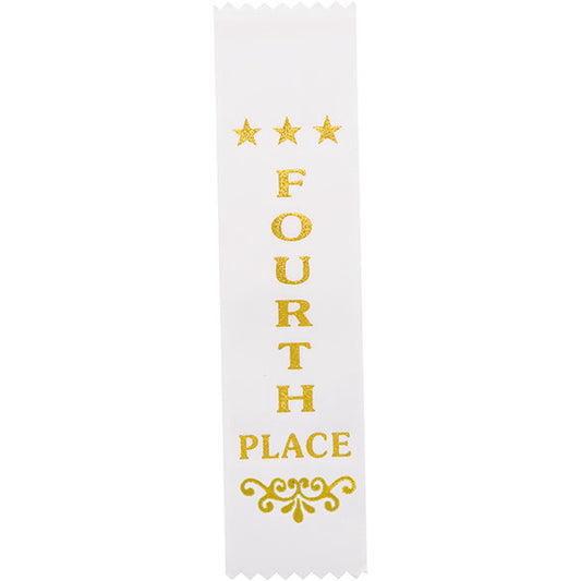Recognition 4th Place White Ribbon