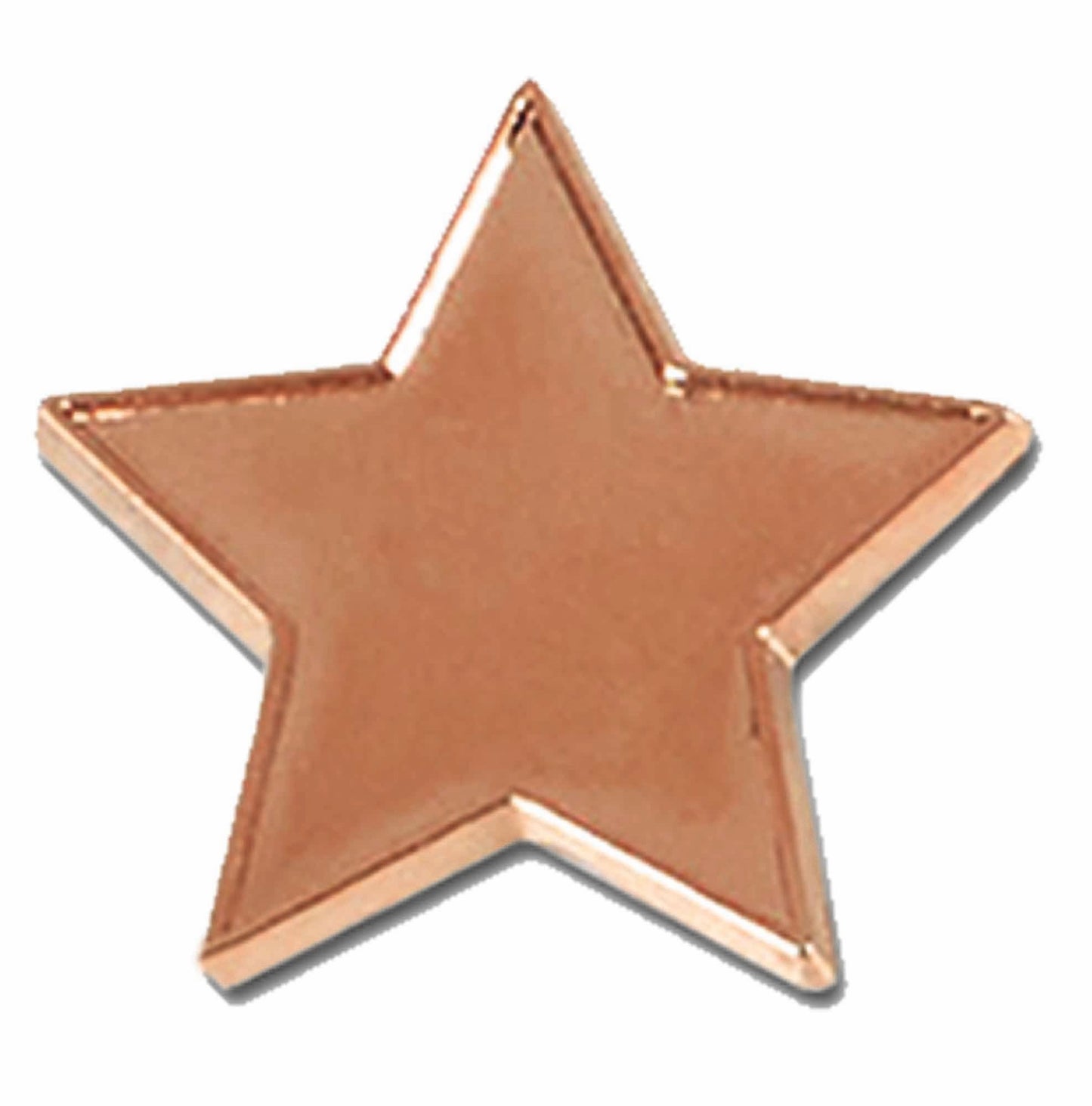 Gold 20mm Star Lapel Badge