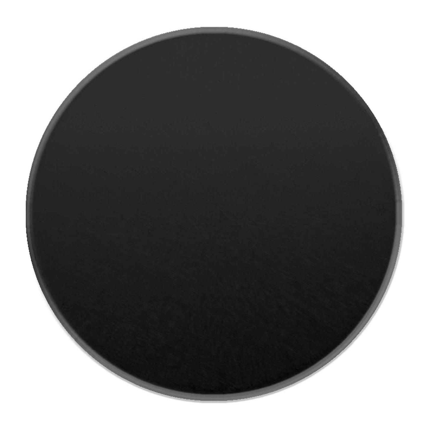 Black Round Bespoke Design Magnetic Badge 25mm (1")