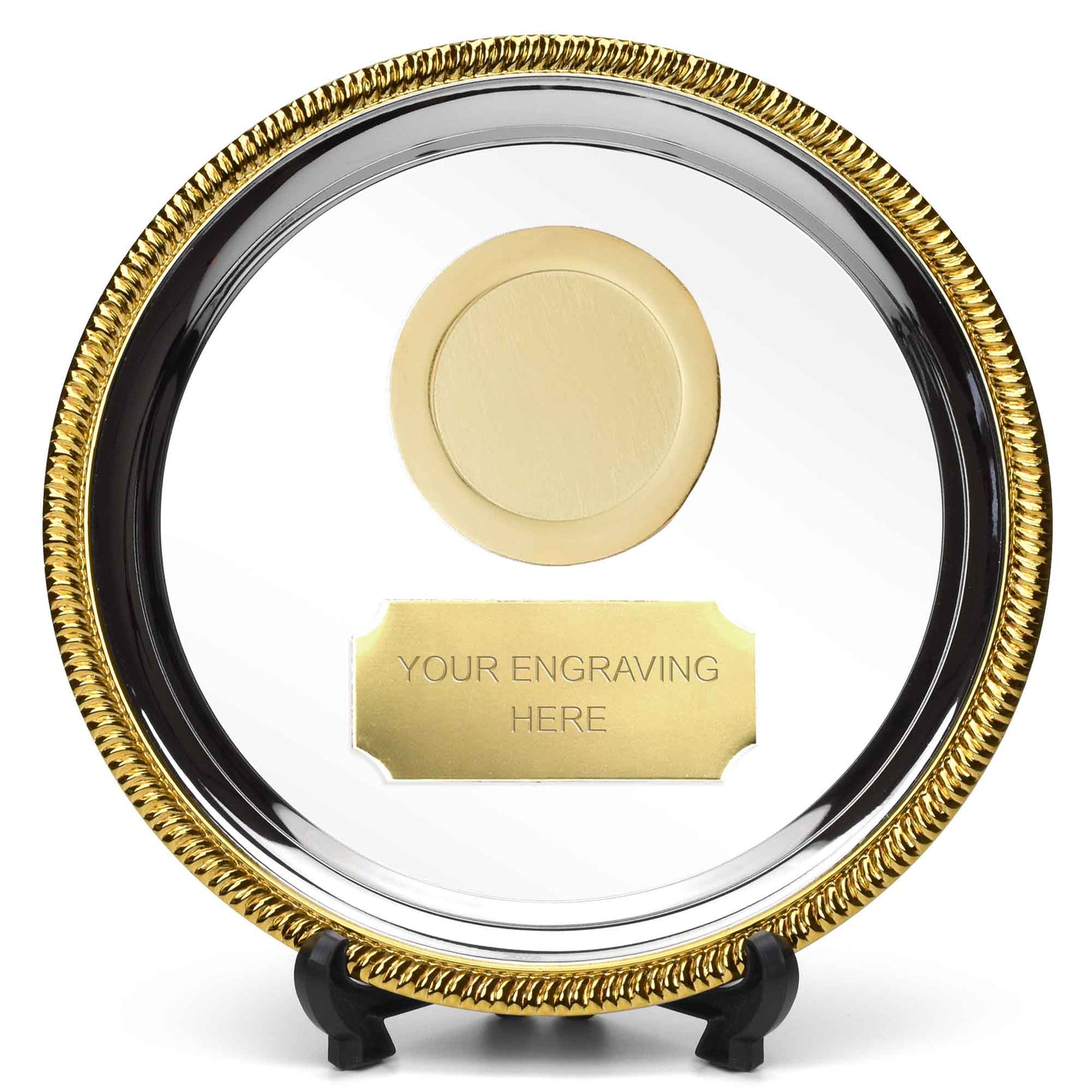 Sierra Gold Custom Logo Silver Salver 10cm (4")
