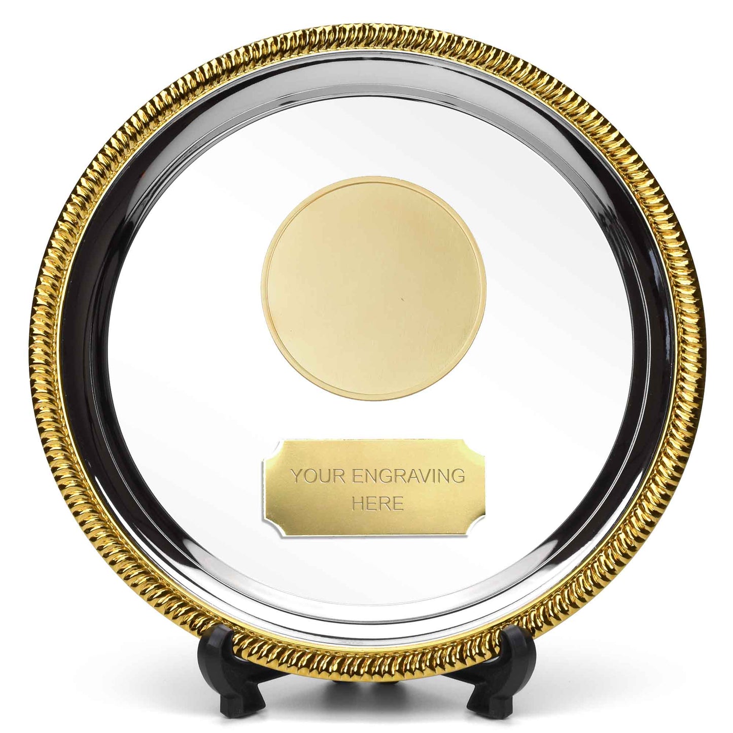 Sierra Gold Custom Logo Silver Salver 15cm (6")