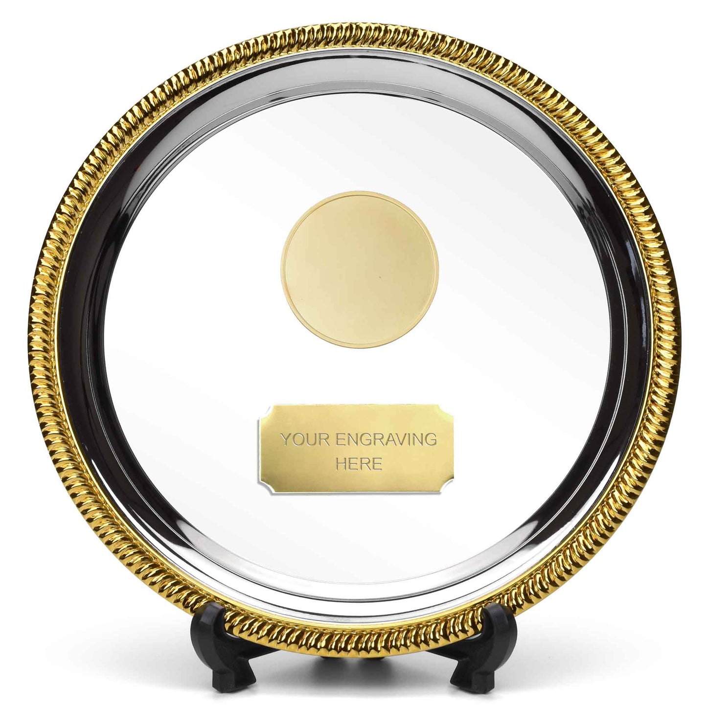 Sierra Gold Custom Logo Silver Salver 20cm (8")