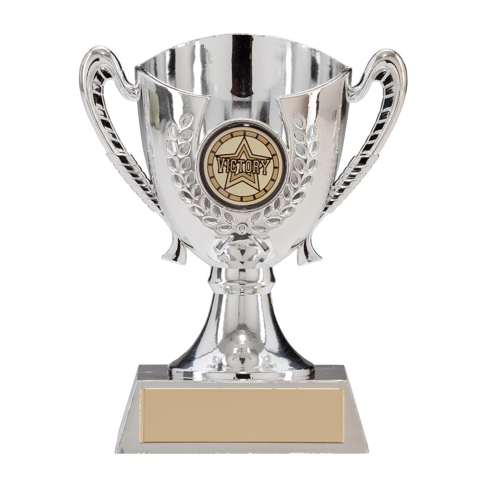 Serenity Plastic Silver Cup