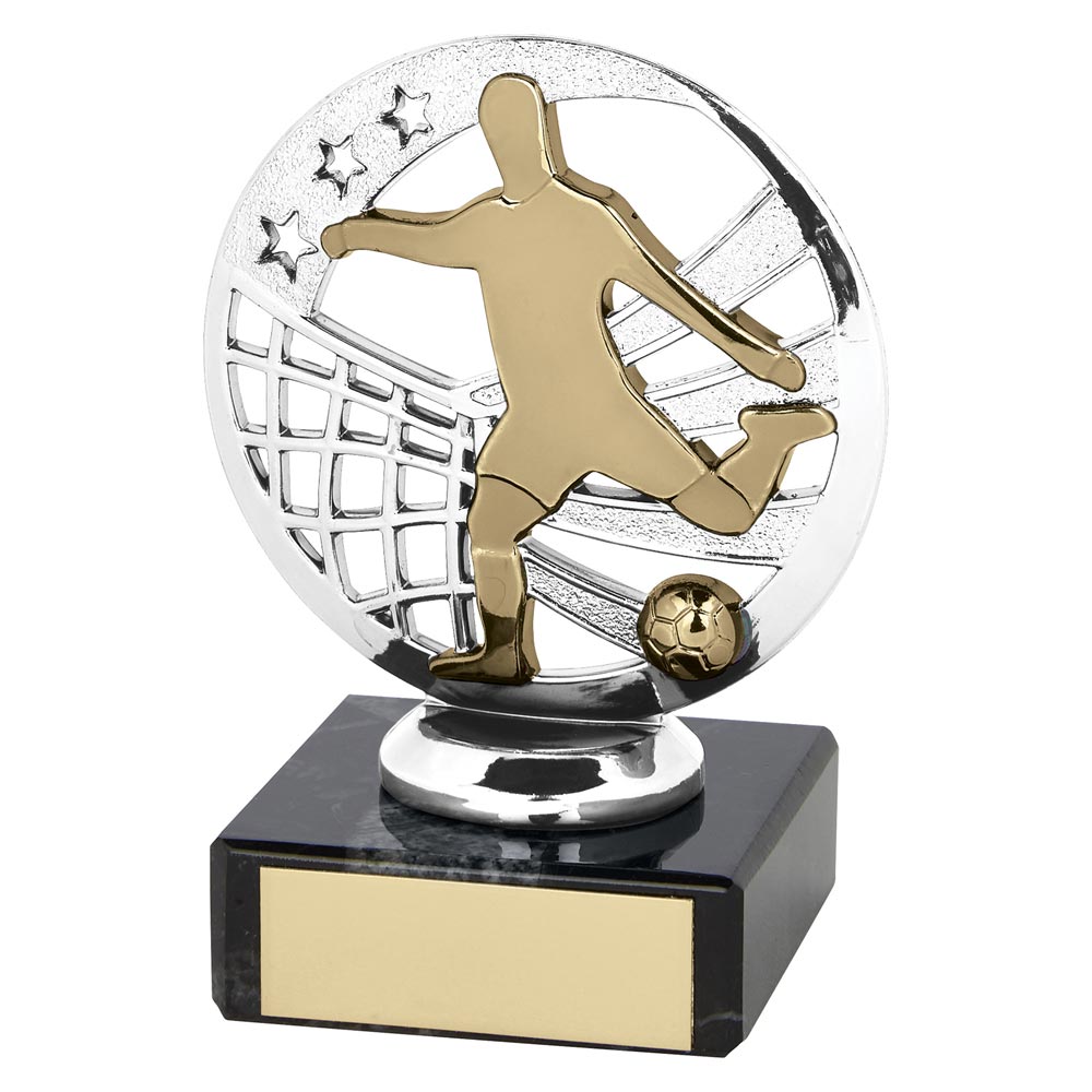 Ranger Football Trophy Silver & Gold