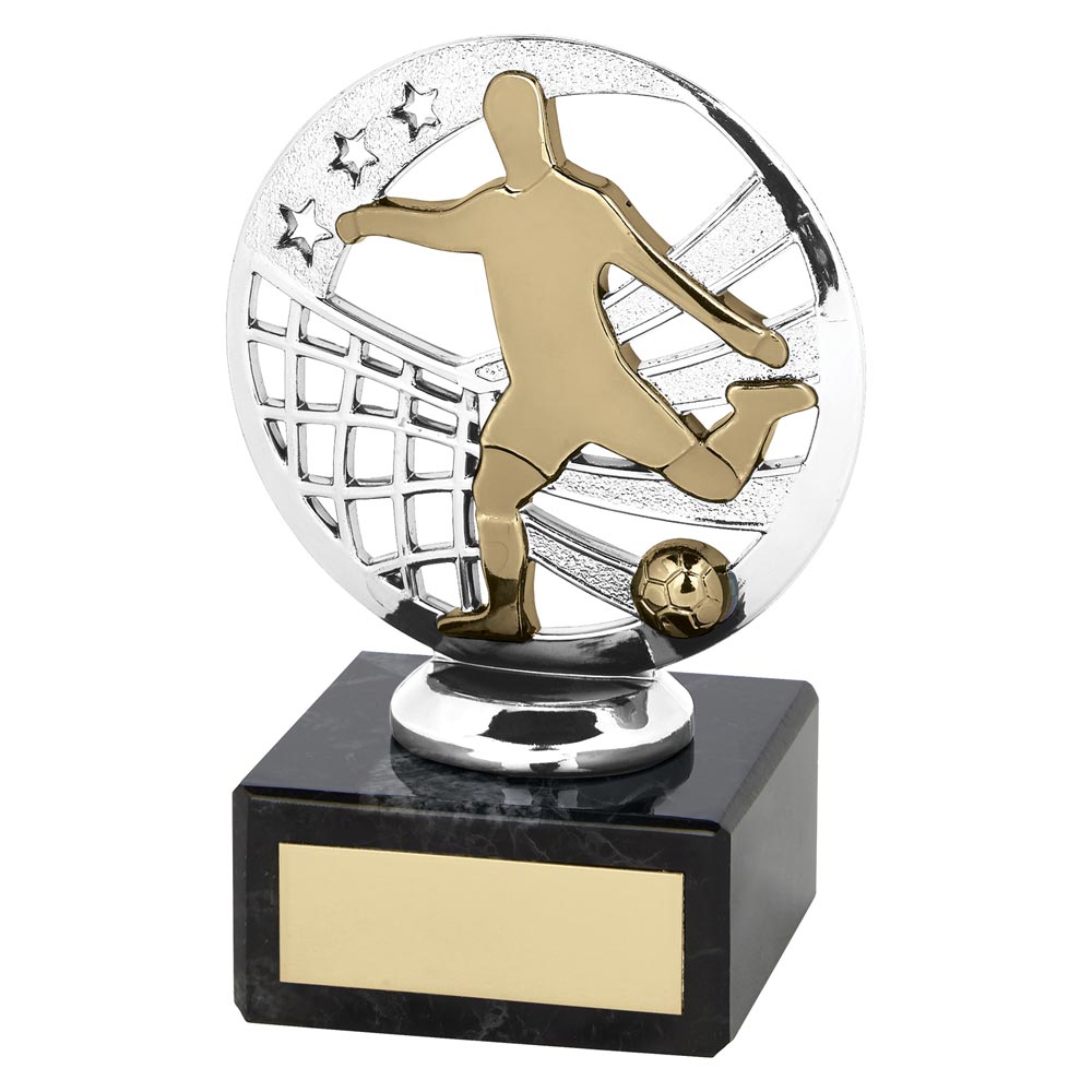 Ranger Football Trophy Silver & Gold