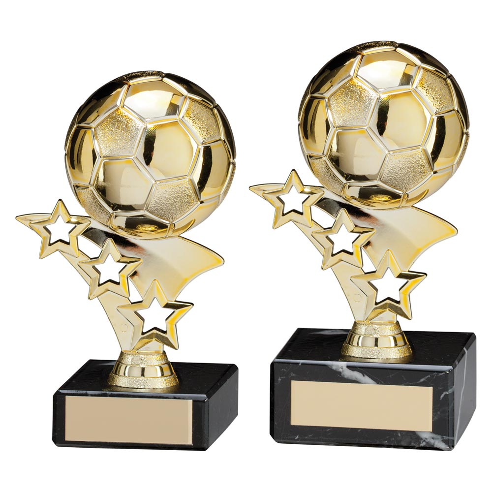 Starblitz Football Trophy Gold